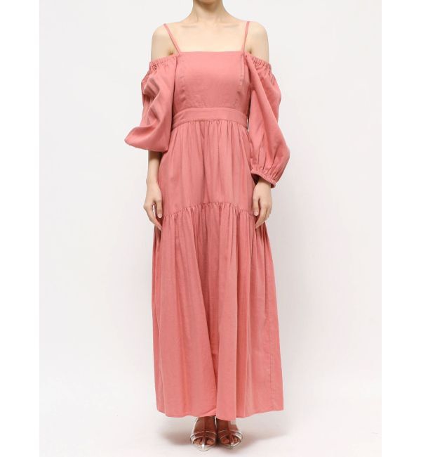 dazzlin「バックオープンボリュームコットンワンピース」|ワンピース|