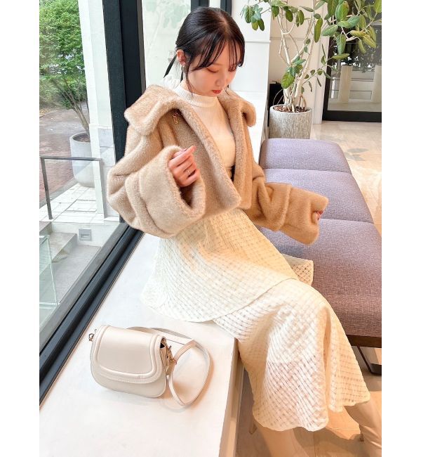 dazzlin「バックリボンティアードコンビワンピース」|ワンピース|