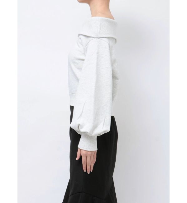 dazzlin「デコルテオープンスウェットトップス」|Tシャツ・カットソー|