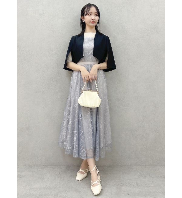 dazzlin「ノーカラーボレロジャケット」|ノーカラージャケット|