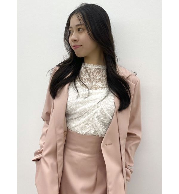 dazzlin「ギャザーリボンレーストップス」|Tシャツ・カットソー|