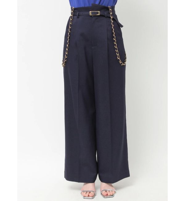 dazzlin「ハイウエストチェーンサス付パンツ」|その他|