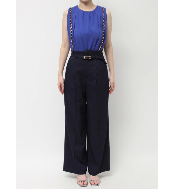 dazzlin「ハイウエストチェーンサス付パンツ」|その他|