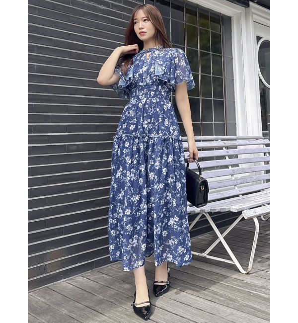 dazzlin「【復刻】Watercolorflowerワンピース」|ワンピース|