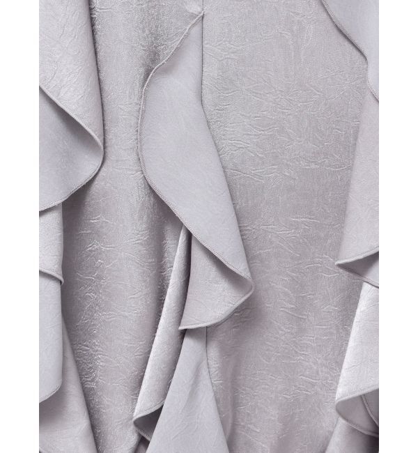 dazzlin「フリルスリットサテンスカート」|スカート|