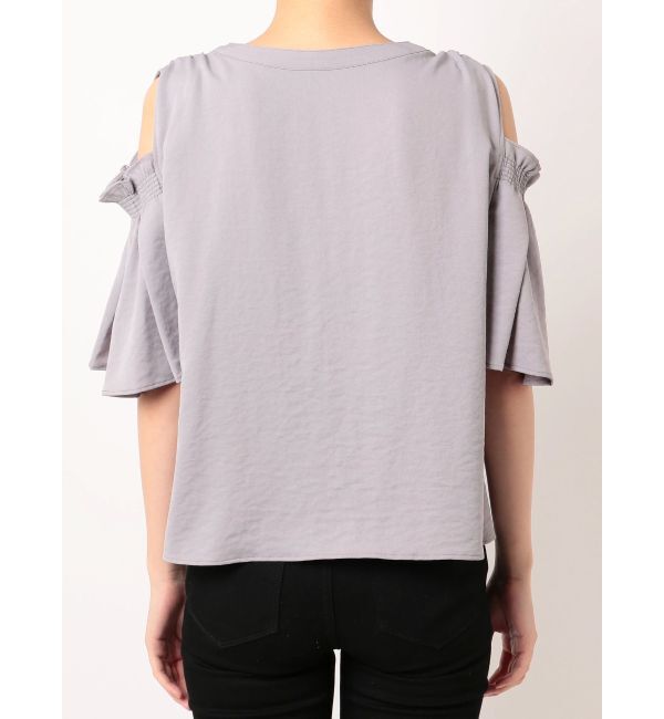 EMODA「プリーツスリーブオープントップ」|Tシャツ・カットソー|