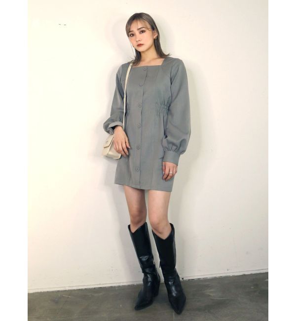 EMODA「マークウエストデコルテワンピース」|ワンピース|