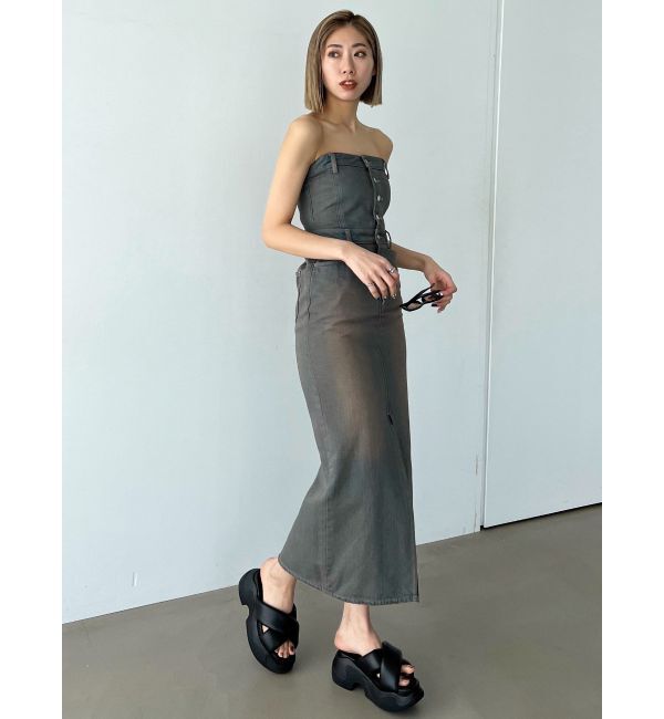 EMODA「ナローデニムワンピース」|ワンピース|