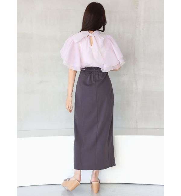 MERCURYDUO「サイドストリングタイトスカート」|スカート|