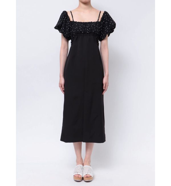 MERCURYDUO「ボリュームバックリボンタイトワンピース」|ワンピース|