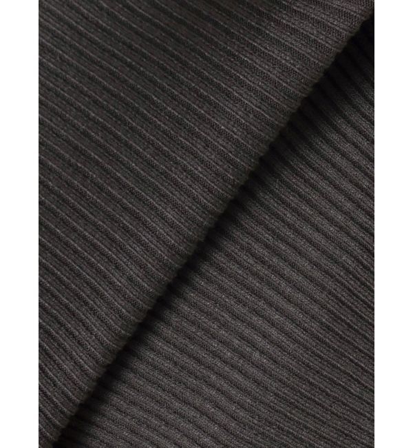 MERCURYDUO「アシメ異素材ラッフルニット」|ニット・セーター|