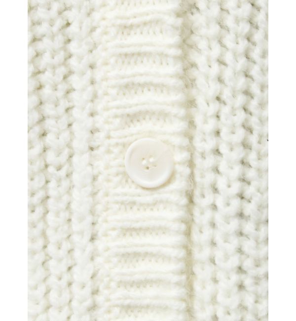 MERCURYDUO「ワッフルオーバーニットカーデ」|カーディガン|