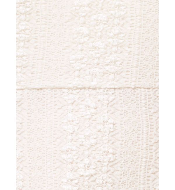 MERCURYDUO「カットレースブロッキングマーメイドワンピース」|ワンピース|