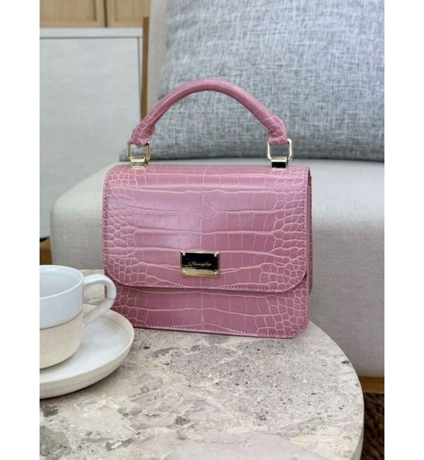 MERCURYDUO「クロコミニバッグ」|ハンドバッグ|