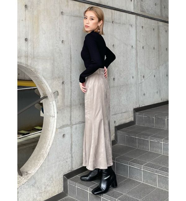 MURUA「フェイクスエードマーメイドスカート」|スカート|