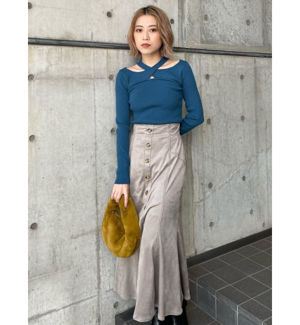 MURUA「フェイクスエードマーメイドスカート」|スカート|