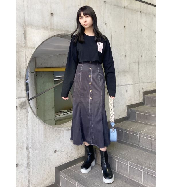 MURUA「フェイクスエードマーメイドスカート」|スカート|