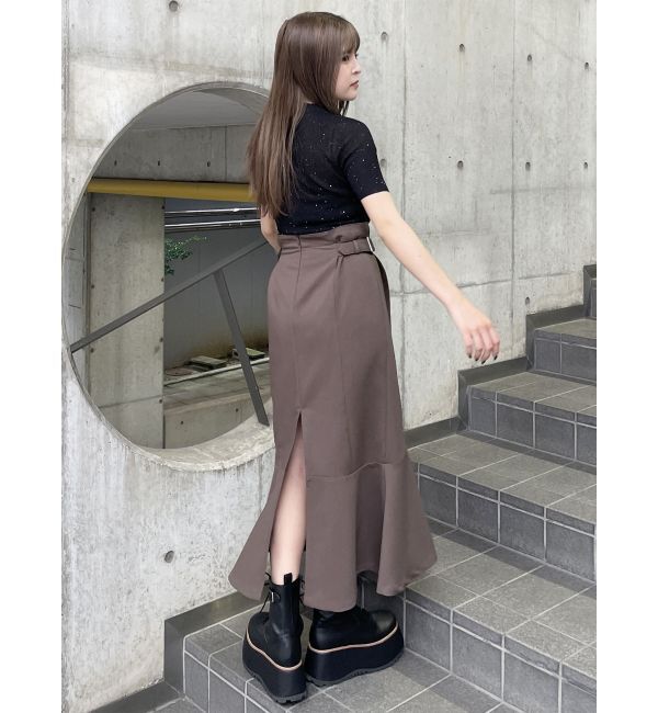 MURUA「サイドベルトマーメイドスカート」|スカート|