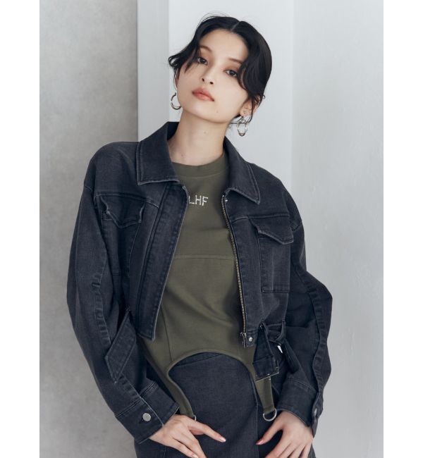 MURUA「クロップドGジャン」|デニムジャケット|