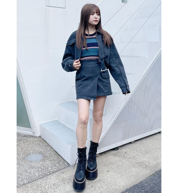 MURUA「クロップドGジャン」|デニムジャケット|