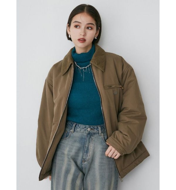 MURUA「パフィーデトロイトジャケット」|ブルゾン・スタジャン|