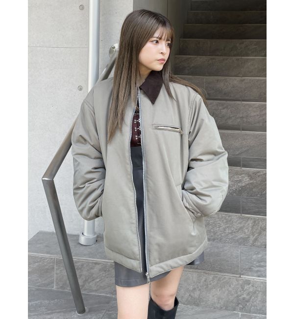 MURUA「パフィーデトロイトジャケット」|ブルゾン・スタジャン|