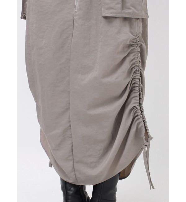 MURUA「シャイニーカーゴマキシスカート」|スカート|