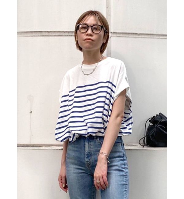 Ungrid「ルーズノースリボーダートップス」|Tシャツ・カットソー|