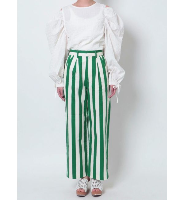Ungrid「ワイドピッチストライプパンツ」|その他|