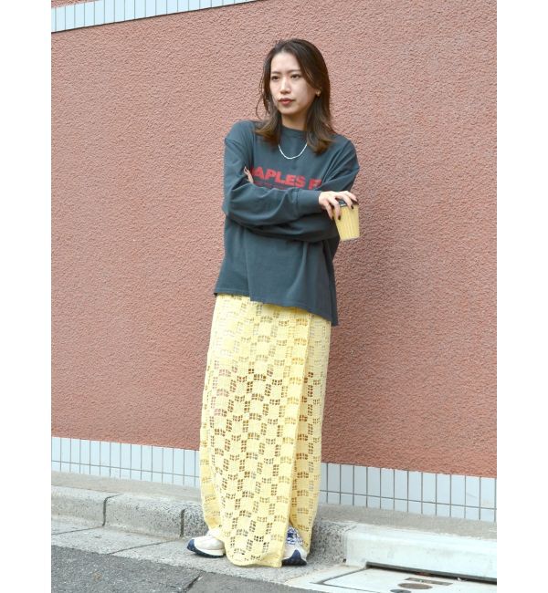 Ungrid「スリットレーススカート」|スカート|