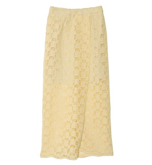 Ungrid「スリットレーススカート」|スカート|