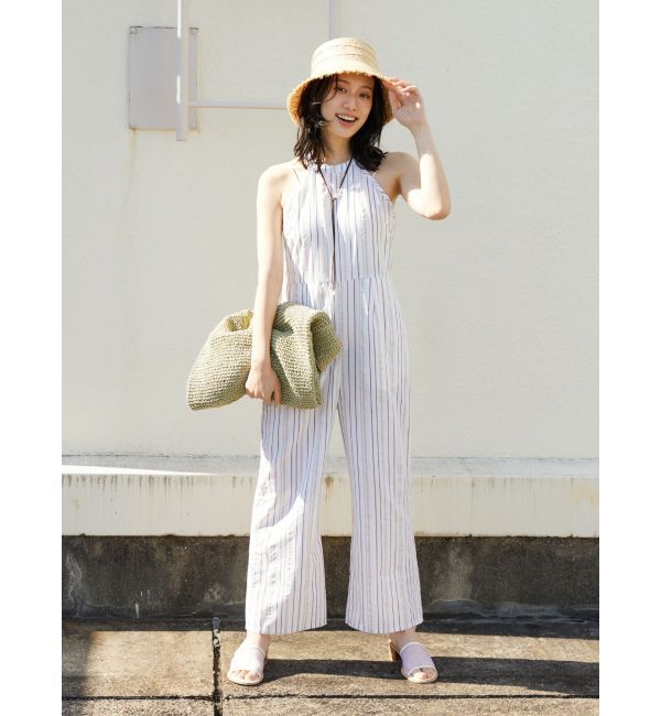 Ungrid「【WEB限定】アメスリデザインロンパース」|オールインワン|