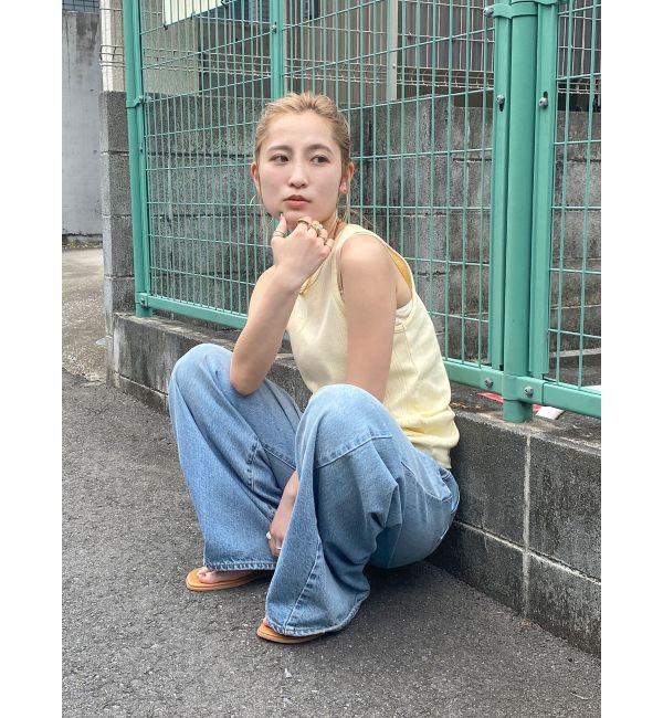 Ungrid「針抜きアメスリタンクトップ」|タンクトップ|