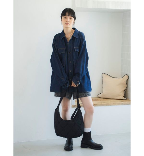 Ungrid「デニムルーズシャツ」|シャツ・ブラウス|