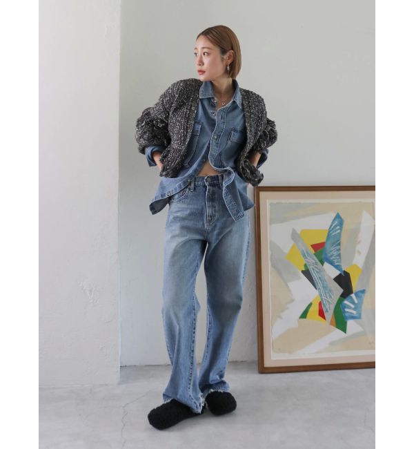 Ungrid「デニムルーズシャツ」|シャツ・ブラウス|