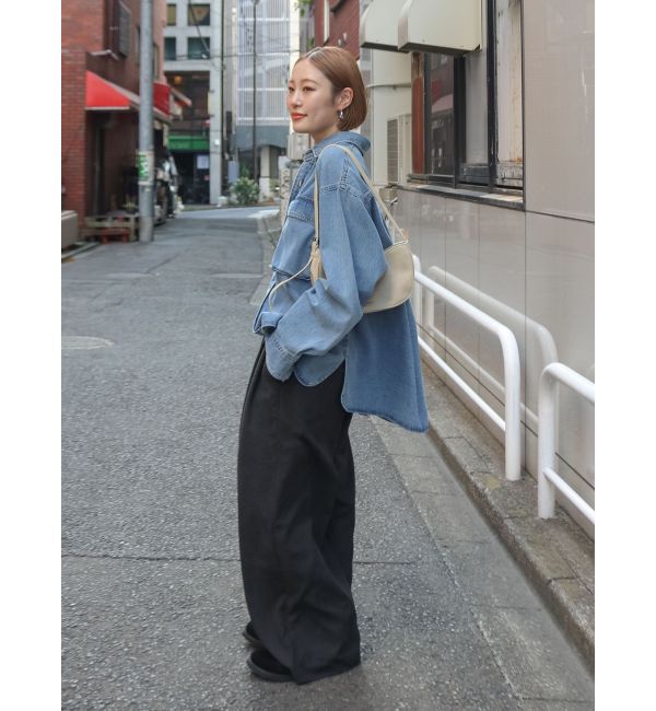 Ungrid「デニムルーズシャツ」|シャツ・ブラウス|