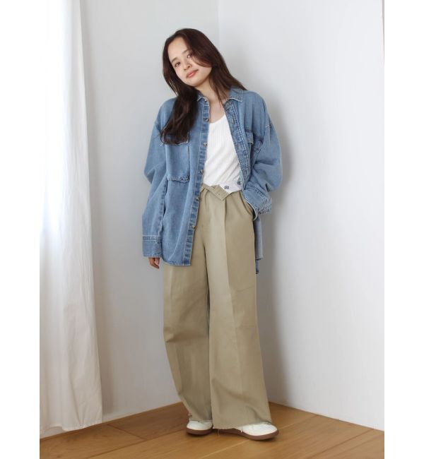 Ungrid「デニムルーズシャツ」|シャツ・ブラウス|