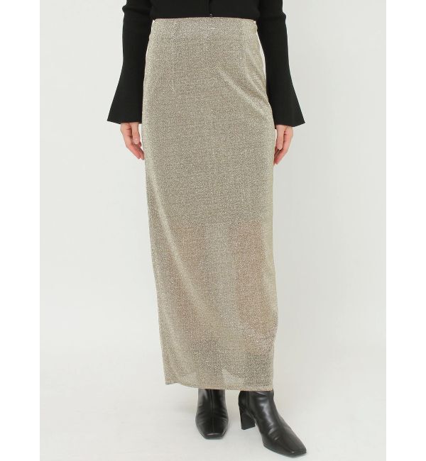 LAGUNAMOON「ラメカットソーナロースカート」|スカート|