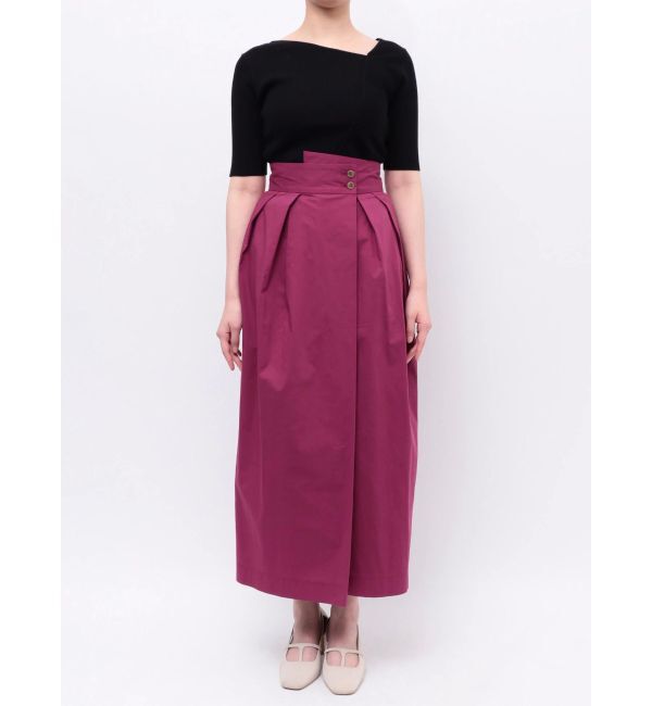 LAGUNAMOON「ラップデザインタックスカート」|タイト|