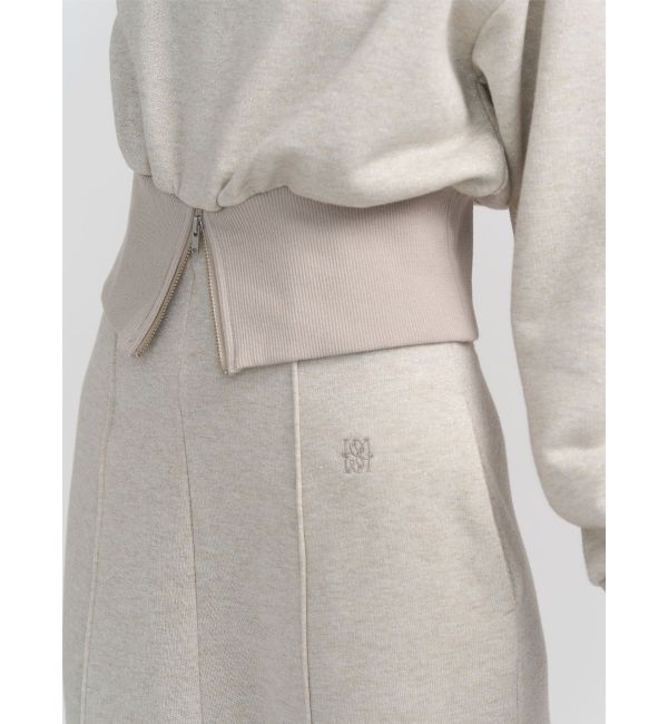 LAGUNAMOON「ウエストZIPラメスウェットプルオーバー」|Tシャツ・カットソー|