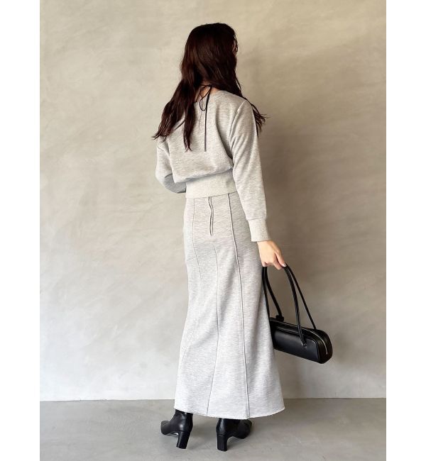 LAGUNAMOON「ウエストZIPラメスウェットプルオーバー」|Tシャツ・カットソー|