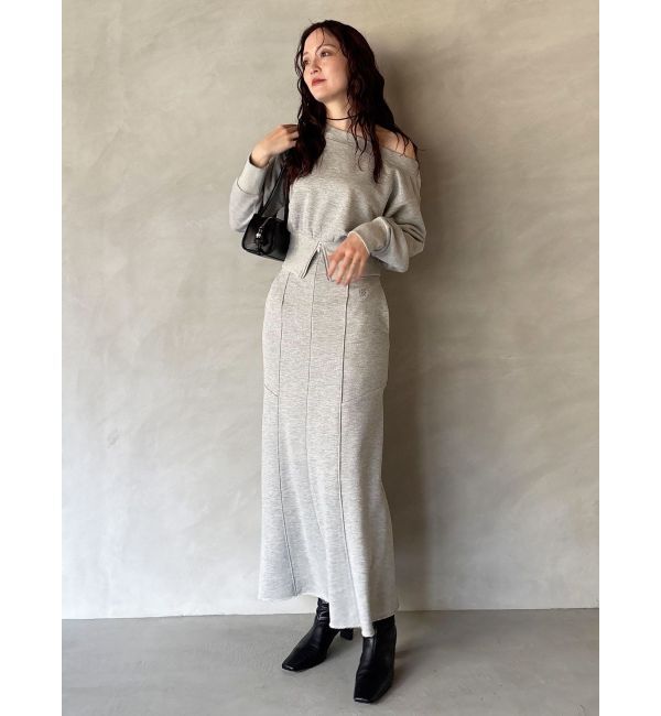 LAGUNAMOON「ウエストZIPラメスウェットプルオーバー」|Tシャツ・カットソー|