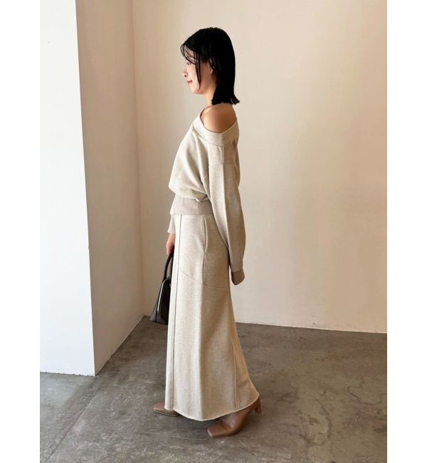 LAGUNAMOON「ウエストZIPラメスウェットプルオーバー」|Tシャツ・カットソー|