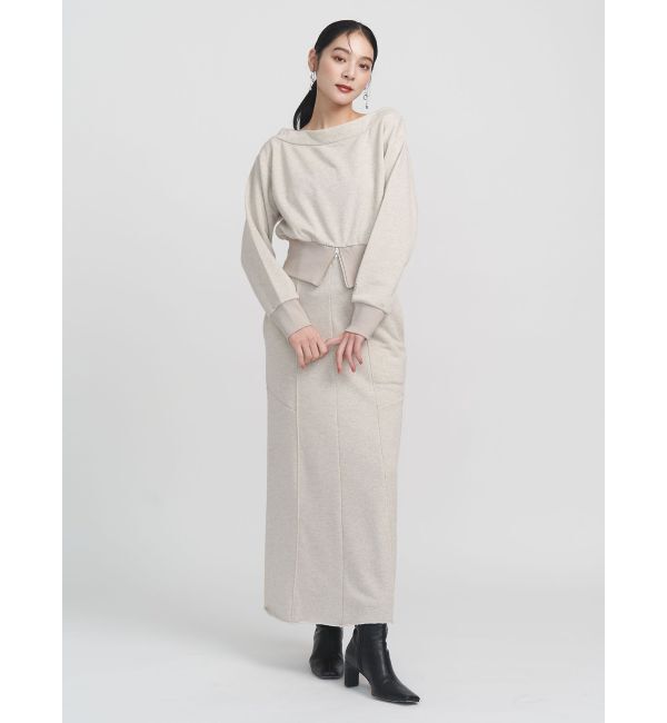 LAGUNAMOON「ウエストZIPラメスウェットプルオーバー」|Tシャツ・カットソー|