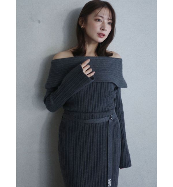 LAGUNAMOON「【POLO BCSコラボ】ワイドカラーニットプルオーバー」|ニット・セーター|