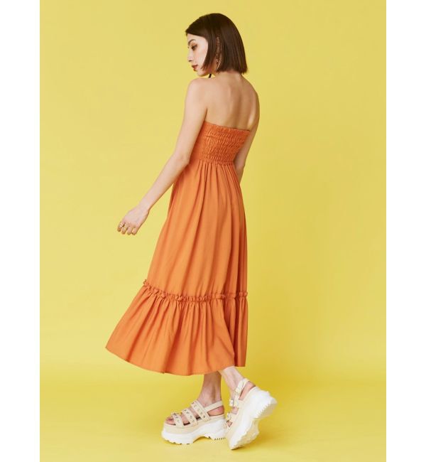 EVRIS「フリルショルダー3WAYロングワンピ－ス」|ワンピース|