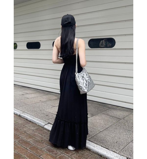 EVRIS「フリルショルダー3WAYロングワンピ－ス」|ワンピース|