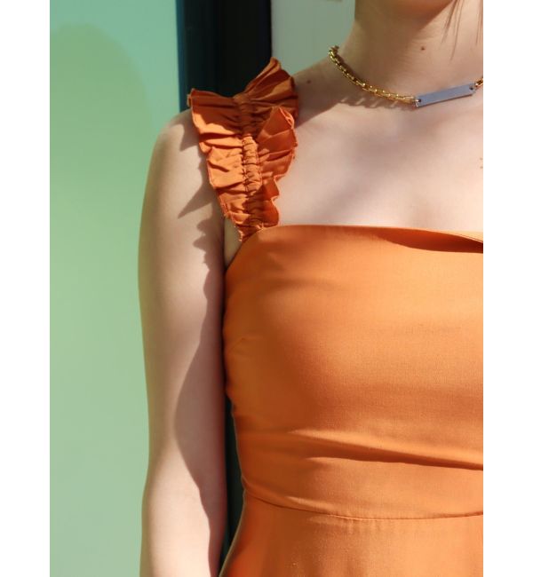 EVRIS「フリルショルダー3WAYロングワンピ－ス」|ワンピース|