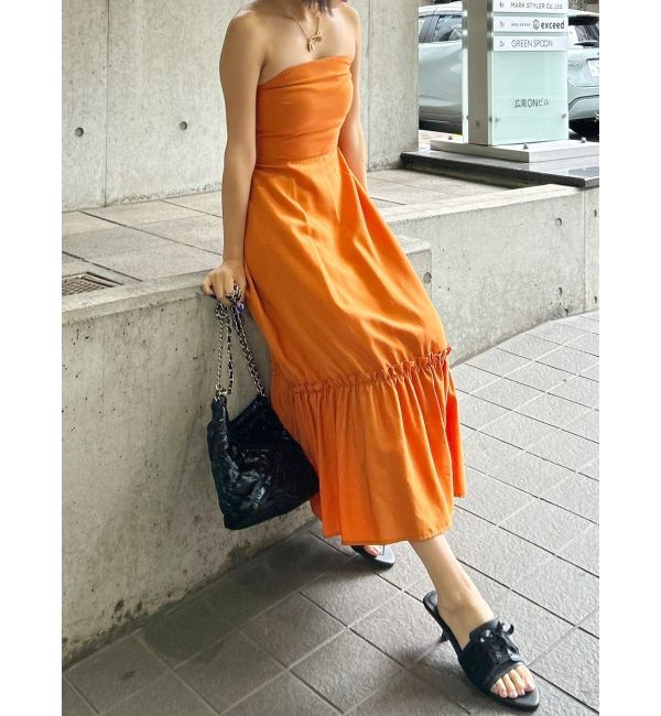 EVRIS「フリルショルダー3WAYロングワンピ－ス」|ワンピース|