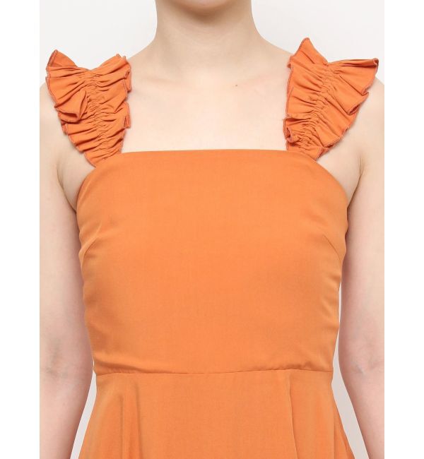 EVRIS「フリルショルダー3WAYロングワンピ－ス」|ワンピース|